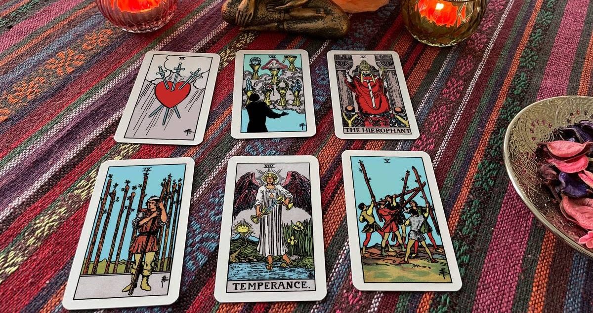 Six card tarot reading